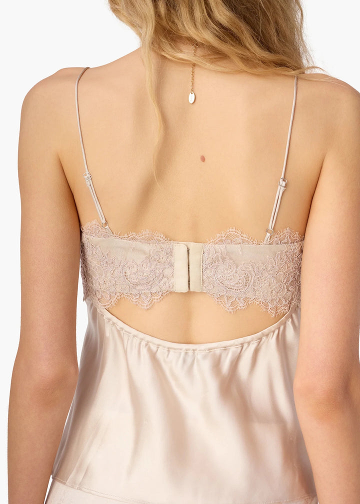 Zoie Bustier Camisole in Oat - obligato
